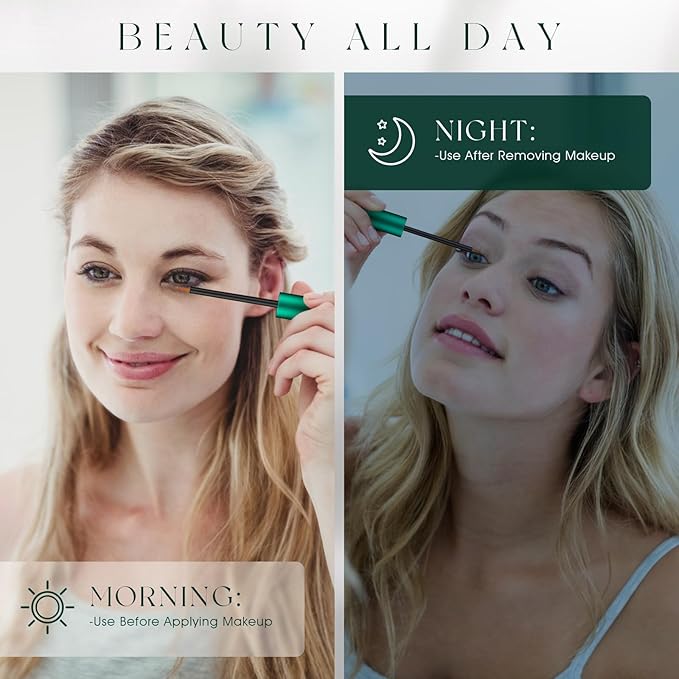 Lash Growth: Strengthen and thicken lashes with TUDPA's serum, 0.1 Fl. Oz (3 mL) (Green)