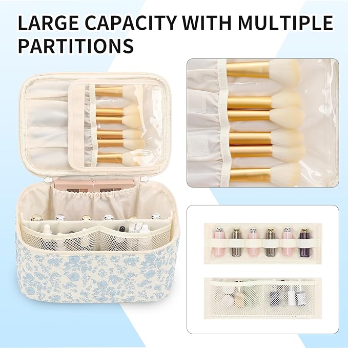 Ocheal makeup bag portable cosmetic