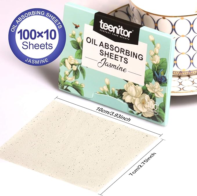 Teenitor Oil Absorbing Sheets for Face, 1000 Sheets Oil Sheets