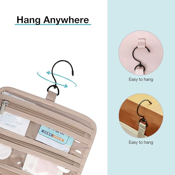 Bagsmart toiletry bag hanging travel