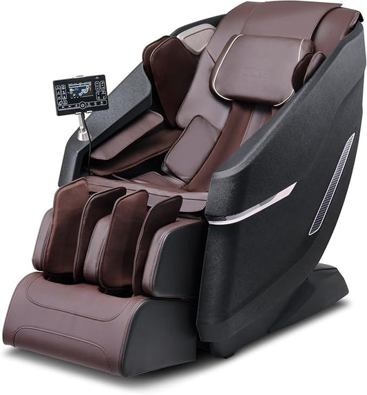 VEVOR Full Body Massage Chair, SL-Track Zero Gravity Massage Recliner, 3D Shiatsu, Body Scan, Heating, Bluetooth Speaker, Airbags for Living Room, Home