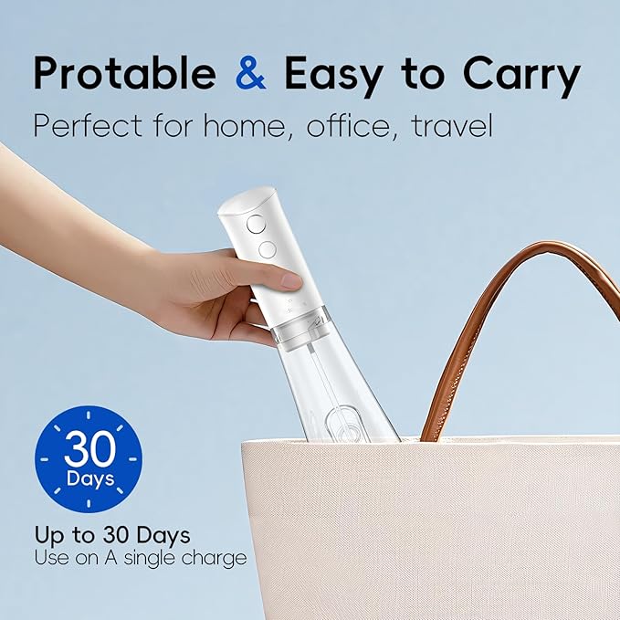 Water Flosser Cordless for Teeth - Dental Cleaning 10oz
