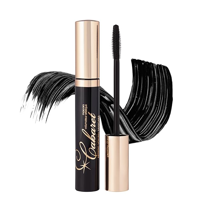 Vivienne Sabó Classic Mascara Cabaret – Volume and Length Tubing Mascara for Defined Everyday Lashes, Clean, Smudge-Resistant, Cruelty-Free, Blackest Black, Made in Italy, 0.3 fl oz