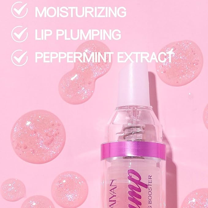 Lip Plumping Booster, Plumping Lip Oil High-Shine
