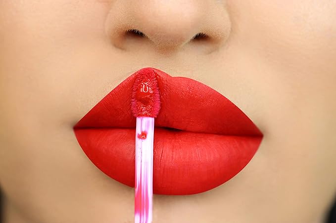 Beauty Bakerie Lip Whip Liquid Lipstick for Women, Hydrating Moisturizer Lip Gloss Lip Tint, Long Lasting Waterproof Lip Stain Matte or Metallic, 3.5mL, Cherry Flambe
