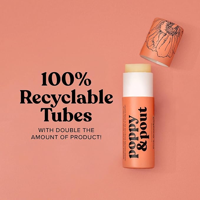 Poppy & Pout Pink Grapefruit Jumbo Recyclable