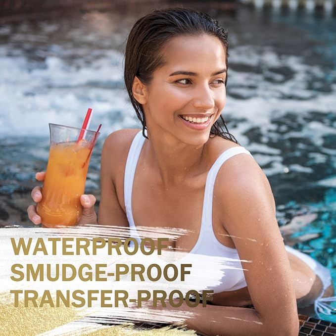 LAVONE Eyebrow Stamp Pencil Kit for Eyebrows Makeup, with Waterproof Eyebrow Pencil, Eyeliner, Eyebrow Pomade, and Dual-ended Eyebrow Brush - Medium Brown