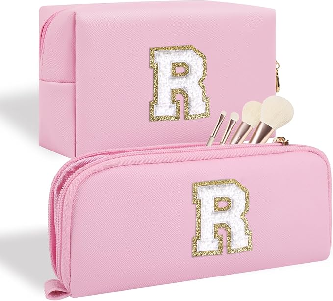 2pack personalized initial letter makeup