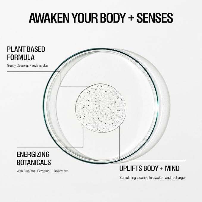 Grown Alchemist Energize Body Cleanser, Chamomile, Bergamot & Rose Gentle Bodywash. Hydrates and Cleanses Skin (300 ml).