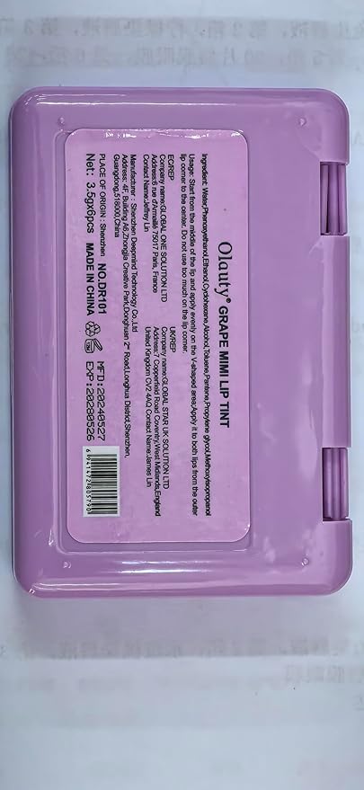 6 Colors Grapes Lip Tint Stain Set, Korean Velvet Lip Stain Watery Lip Stain Moisturizing Mini Liquid Lipstick Set, Long Wearing, Non-Stick Cup, Waterproof, High Pigment, Lip Tint Makeup