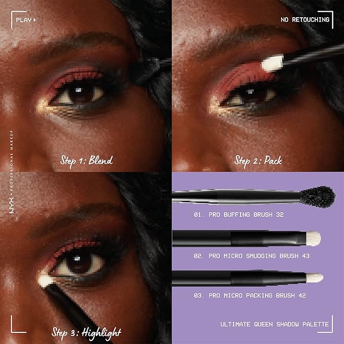 NYX PROFESSIONAL MAKEUP Ultimate Shadow Palette, Eyeshadow Palette