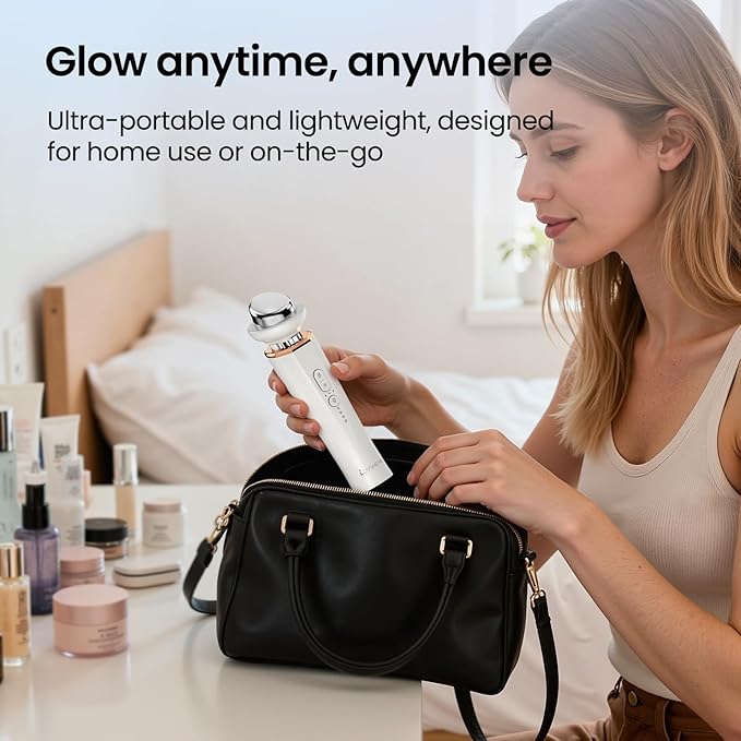 Radiant Renewal Skincare Wand，Models HD-44 face and Eye Massager，4-Color for Face with Heat & Cooling