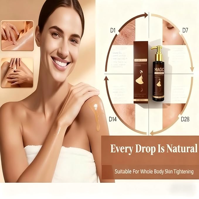 Firming Body Oil with Plant extracts enriched with Vitamin E and Rosehip Extract, suitable for all body skin. Firming care to enhance skin elasticity.120ML- 2PCS