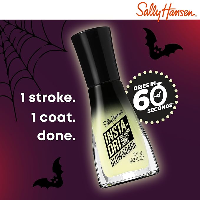 Sally Hansen Insta-Dri Nail Polish - Glow in the Dark Collection, Ahead of the Carve - 0.31 fl oz