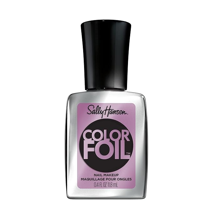Sally Hansen Color Foil Nail Polish Fuchsia-ristic, 0.4 Fl Oz