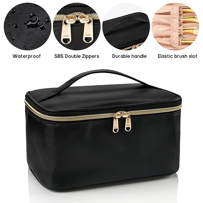 Ocheal makeup bag, portable cosmetic