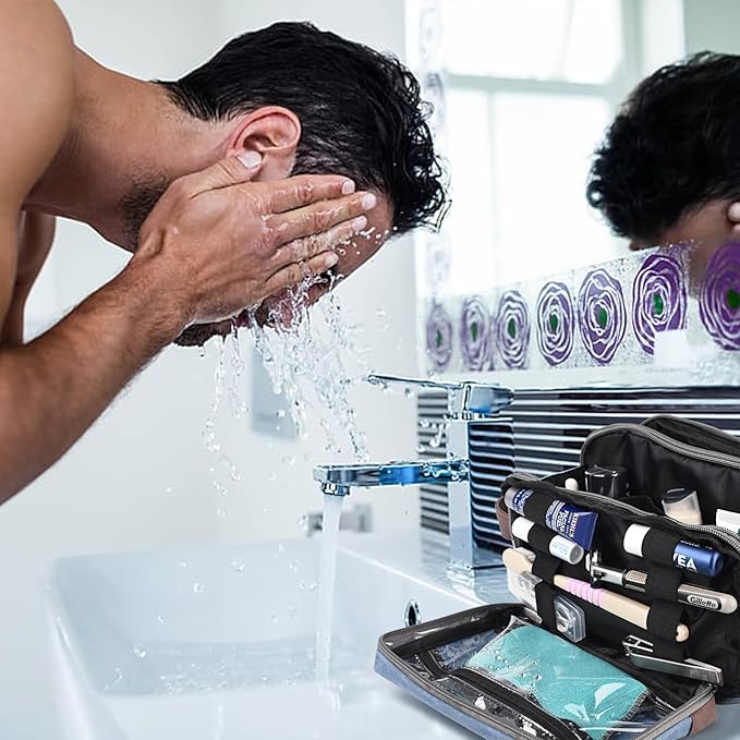 Toiletry bag for men,large mens