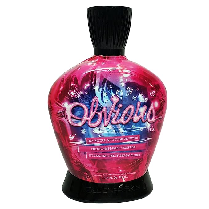 Designer Skin Obvious 18X Bronzer Tanning Bed Lotion 13.5 ounces