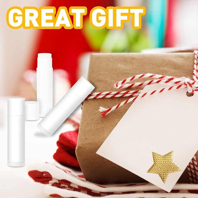 DMSKY 100-Pack Lip Balm Bulk 5 Flavors with Vitamin E and 100% Coconut Oil, Lip Care Product, Moisturizing Lip Balm for dry cracked lips