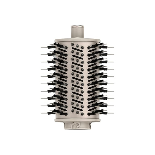 Shark FlexStyle Round Hot Air Brush Attachment for Blow Dryers, Hair Styling Tool for Straight, Wavy, Curly, and Coily Hair, Stone