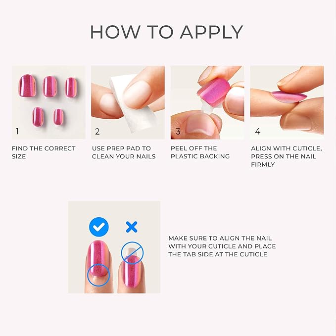 KISS colorFX by imPRESS Press On Nails , ‘Starry’, Solid Light Pink with Pearlescent Finish, Short Oval, IMPROVED adhesive, Includes 30 Fake Nails, Prep Pad, 1 Manicure Stick, 1 Mini Nail File
