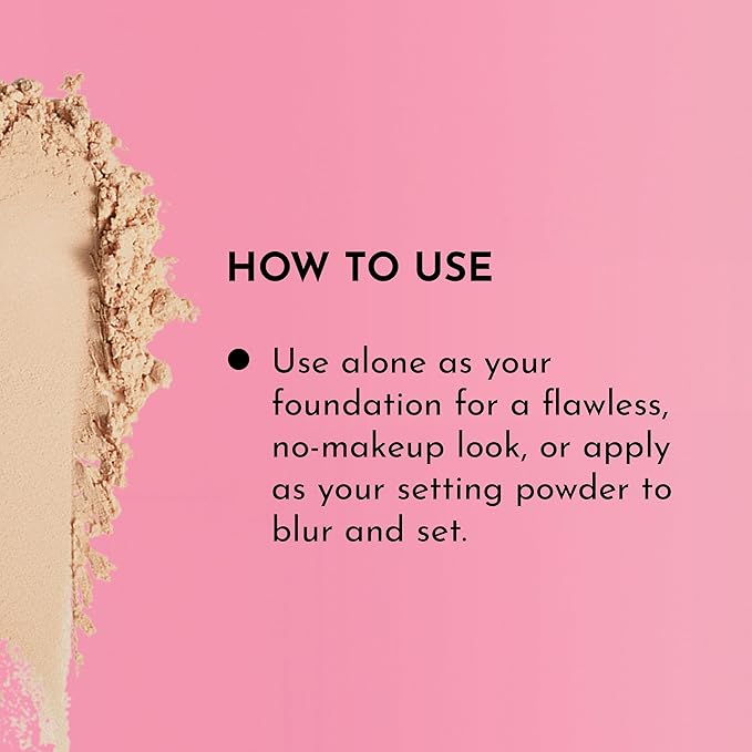 Lawless Talc-Free Skin-Smoothing Perfecting Powder - Fair - Premium Makeup, Skin Smoothing Powder with Natural Ingredients, Ultra-Fine Soft Focus Setting Powder, Talc Free - 0.34 oz