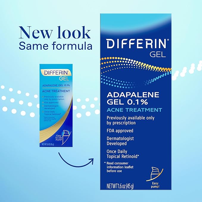 Differin acne treatment gel, 90