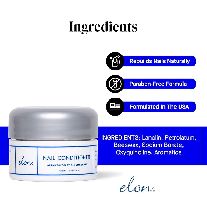 Elon Lanolin-Rich Nail Strengthener, Conditions