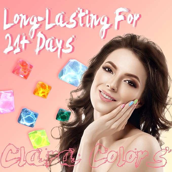 Jelly Gel Nail Polish, 12 Pcs Glossy Trendy Colors Transparent Nail Polish Set Nude Pink Purple Green Blue Yellow Colors Jelly Nail Polish Kit UV LED Soak Off Home DIY Nail Art Salon