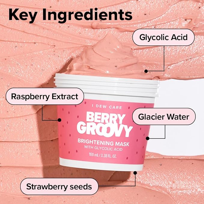 I DEW CARE Wash Off Face Mask Skincare Gift Set - Mini Scoops | Facial Masks, Matcha, Hyaluronic Acid, Korean Self Skincare, Facial Treatment, Cruelty-Free, Stocking Stuffers, Travel Size, Mini Set