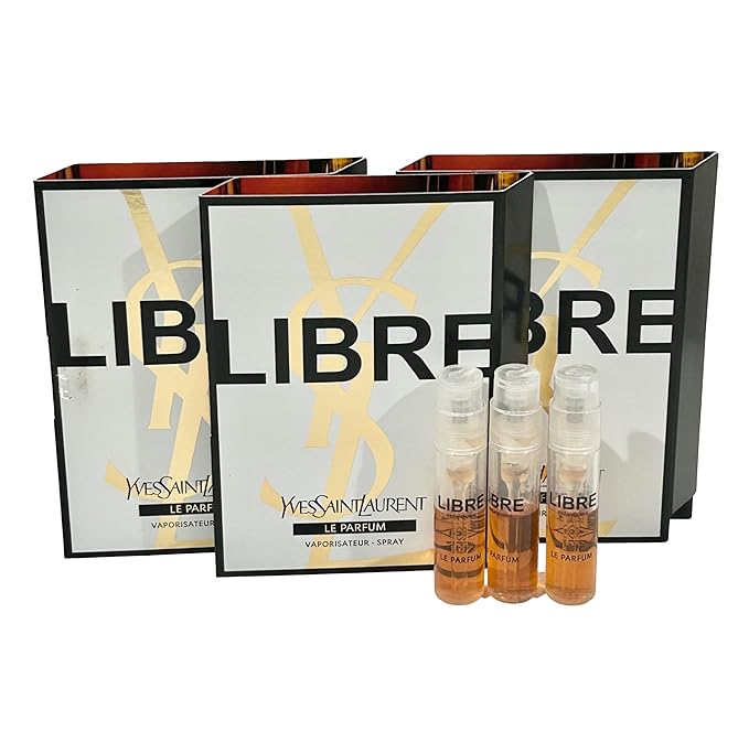 Yves Saint Laurent Sample Perfume YSL Sample Perfume LIBRE LE PARFUM Sample WOMEN Perfume 1.2 ml / 0.04 oz - set of 3