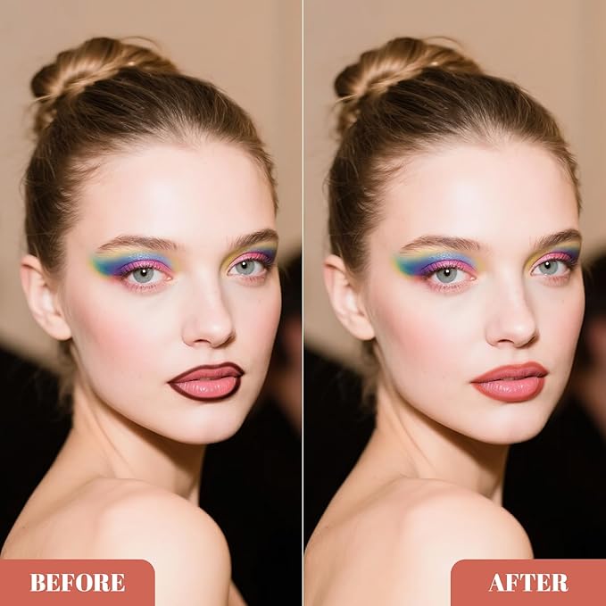 Lip Stain - Long Wear Tattoo Lip Liner, Waterproof & Transfer-proof Peel Off Lip Stain with Matte Finish, Lip Tint For All Skin Types, Great Gifts for Women (Rose)