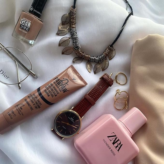 Rich Mocha Balm, Multi-Purpose Natural No Fragrance, for Hydrating Lips, Skin, Hair, Cuticles, Nails & Beauty Finishing (25 ml)