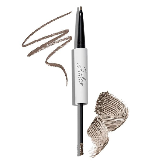 Julep Brow 101 Sculpting Pencil & Tinted Brow Gel Set - Dual-Ended Eyebrow Tool with Brush and Precision Tip - Long-Lasting, Waterproof Formula for Perfectly Defined and Tinted Brows -Taupe