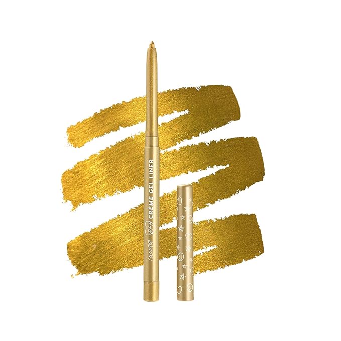 ColourPop Crème Gel Waterproof Eyeliner - 18HR Wear, Ultra-Pigmented Eyeliner Pencil with Matte & Metallic Finishes - Smudge-Proof, Vegan & Cruelty-Free - Wildcat (0.01 oz)