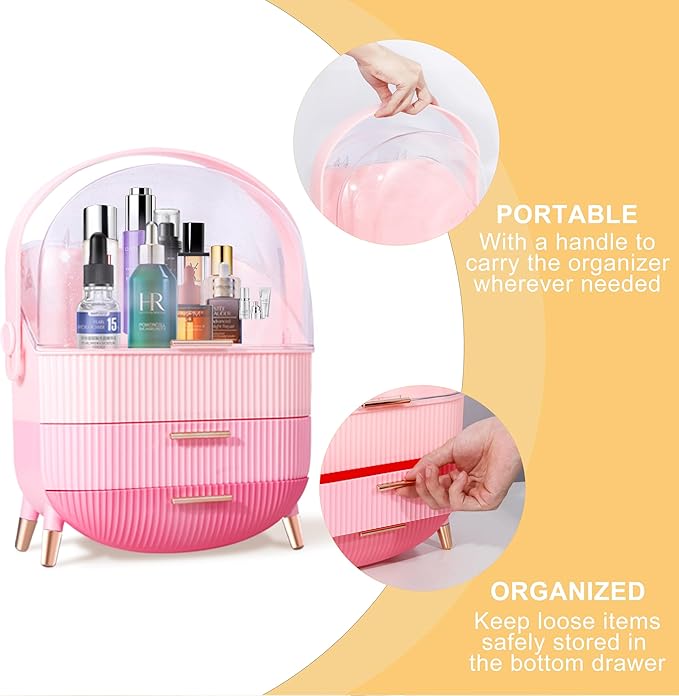 Teen girls gift makeup organizer,skincare