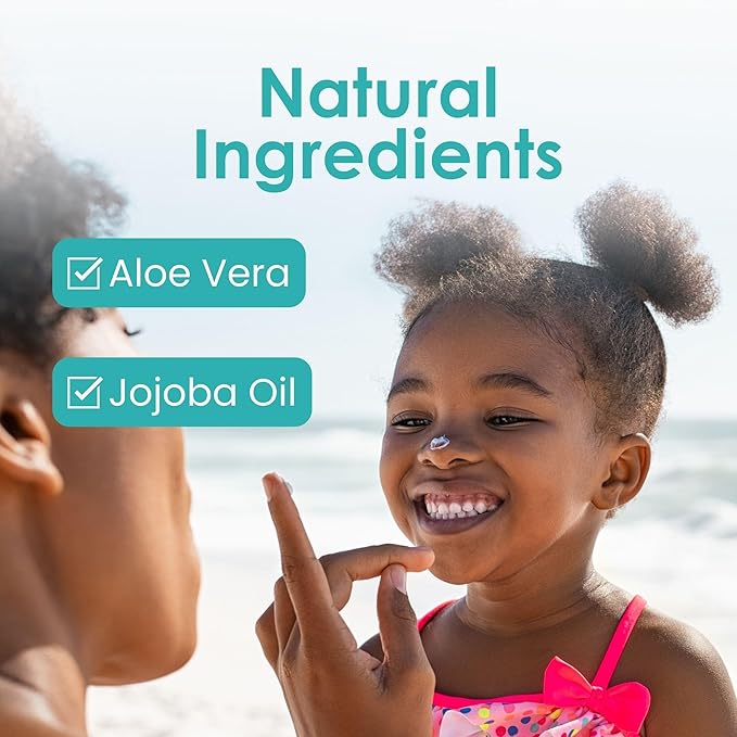 TruKid Easy On Mineral Sunscreen SPF 50 - Kids & Baby Sunscreen for Face & Body, Sunblock Protection for Sensitive Skin, Unscented, 3.4oz