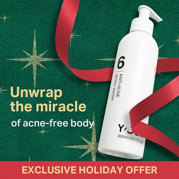 Y'OUR Acne Clearing Body Wash | Gentle & Non-Drying Salicylic Acid Formula | For All-Over Body Use - Smooths Texture & Evens Tone | Clears Bacne & Breakouts for Women + Men, Paraben & Sulfate Free