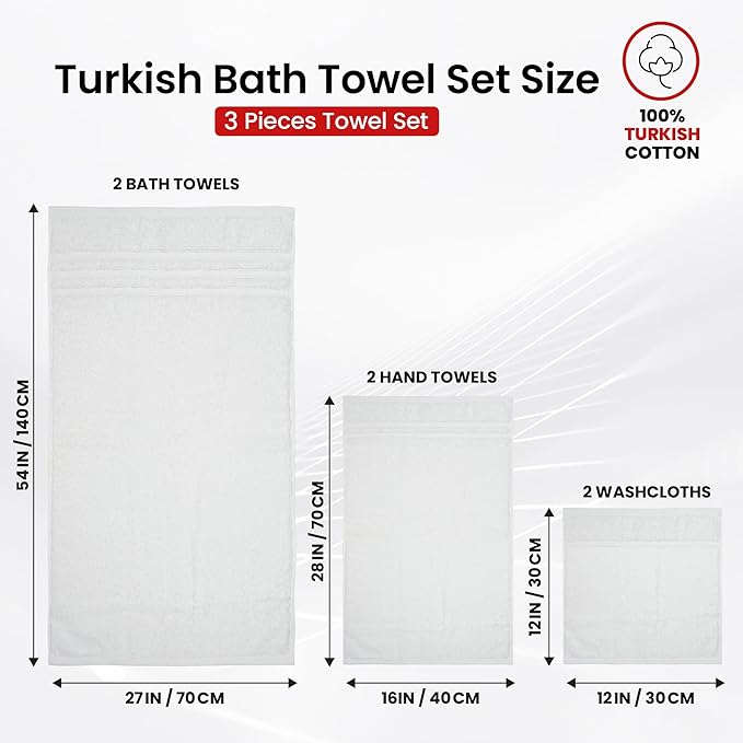 Infinitee xclusives luxury 3-piece turkish