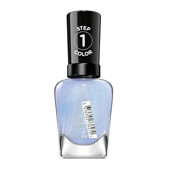 Sally Hansen Miracle Gel™, Travel Seekers Blue Skies Ahead, Long Lasting, Gel-Like Formula, No UV Lamp Needed, Blue Nail Polish