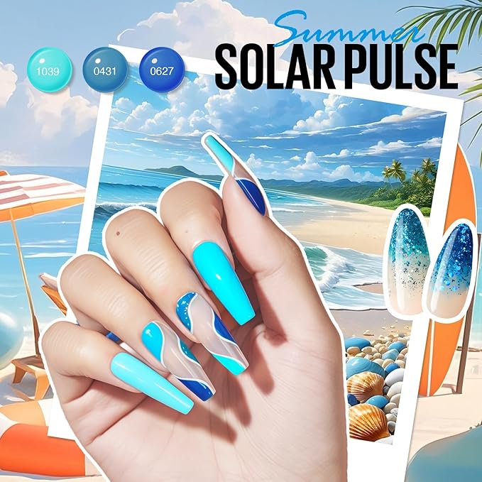 MEFA 46 Pcs Gel Nail Polish Set, 42 Colors All Seasons Nail Polish Set Colorful Begginer Kit with Base Coat & Glossy/Matte Top Coat, Gel Nail Art Manicure Salon DIY Gifts for Girls