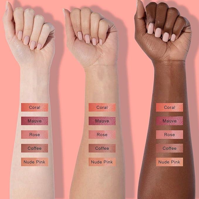 Peel Off Lip Liner Stain - Long Lasting Natural Lip Stain Transfer-proof Lip Liner, Moisturizing Waterproof Lip Gloss Stain, Highly Pigmented Color for All Skin, Ideal Gifts for Women (Coral)