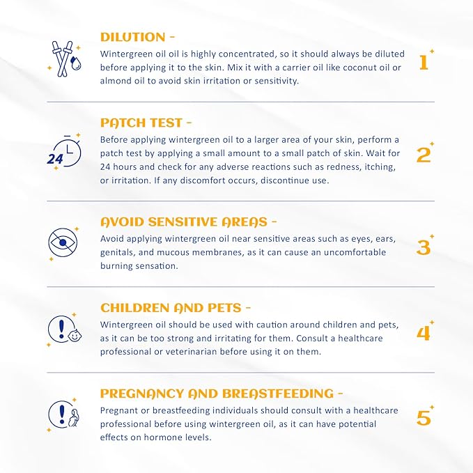 HIQILI Wintergreen Essential Oil,100% Pure Natural,for Diffuser-Inhalation Therapy - 3.38 Fl Oz