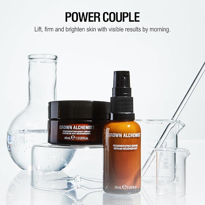 Grown Alchemist Regenerating Night Cream, 40ml, Anti-Aging Moisturizer for Firming, Collagen Boost & Wrinkle Reduction