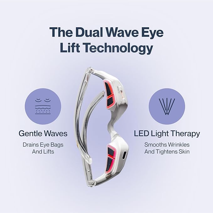 Renewa EyeLift | Under-Eye Beauty Tool with Gentle Light | Skincare Tool for Refreshing, Brightening and Radiant-Looking Skin | at-Home Self-Care Facial Tool for Smoother-Looking Eyes