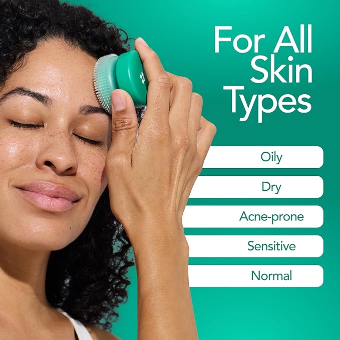 Dore Le Disque Silicone Facial Cleansing Tool – Gentle Exfoliating & Massaging Skincare Accessory – Soft Design for Daily Face Care & Product Absorption