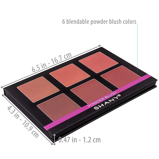SHANY Shimmer & Matte Powder Blush Makeup Palette