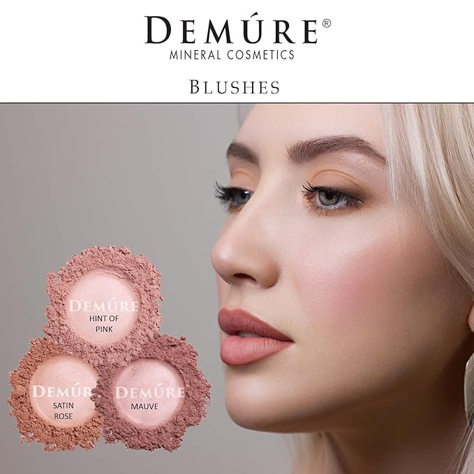 Demure Mineral Blush Makeup (Mauve), Loose Powder Makeup, By Demure