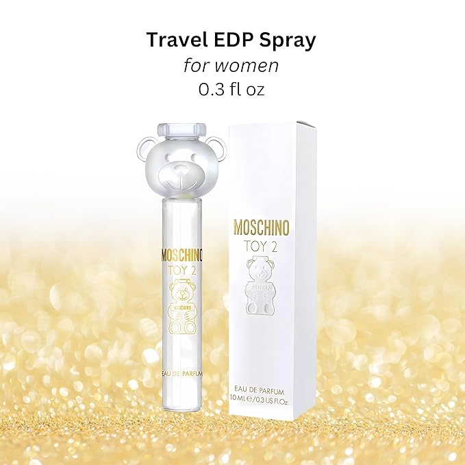 Moschino Toy 2 Perfume for Women Mini EDP Spray 0.3 Ounce