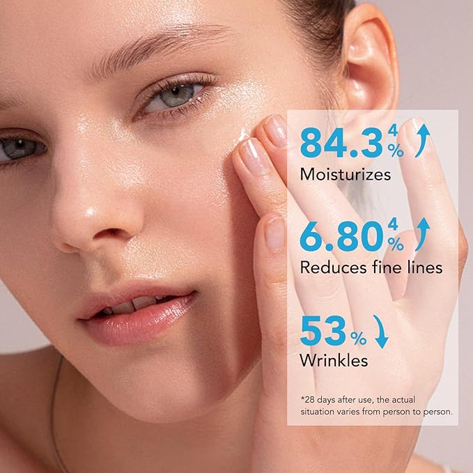 Hyaluronic Acid Serum for Face - 120ml Anti-Aging, Moisturizing Wrinkle Serum for Erasing Fine Lines and Wrinkles Soft Hydrating Easy Absorption Anti Aging Serum